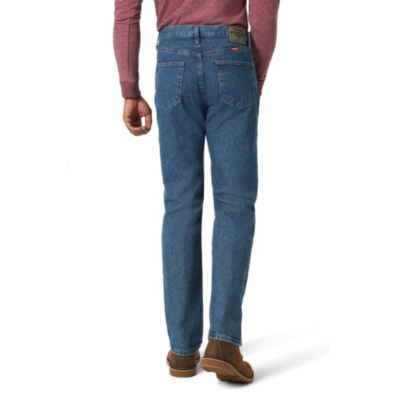 Wrangler Men’s Regular Fit Medium Wash Jeans (Size 37) - Picture 4 of 9